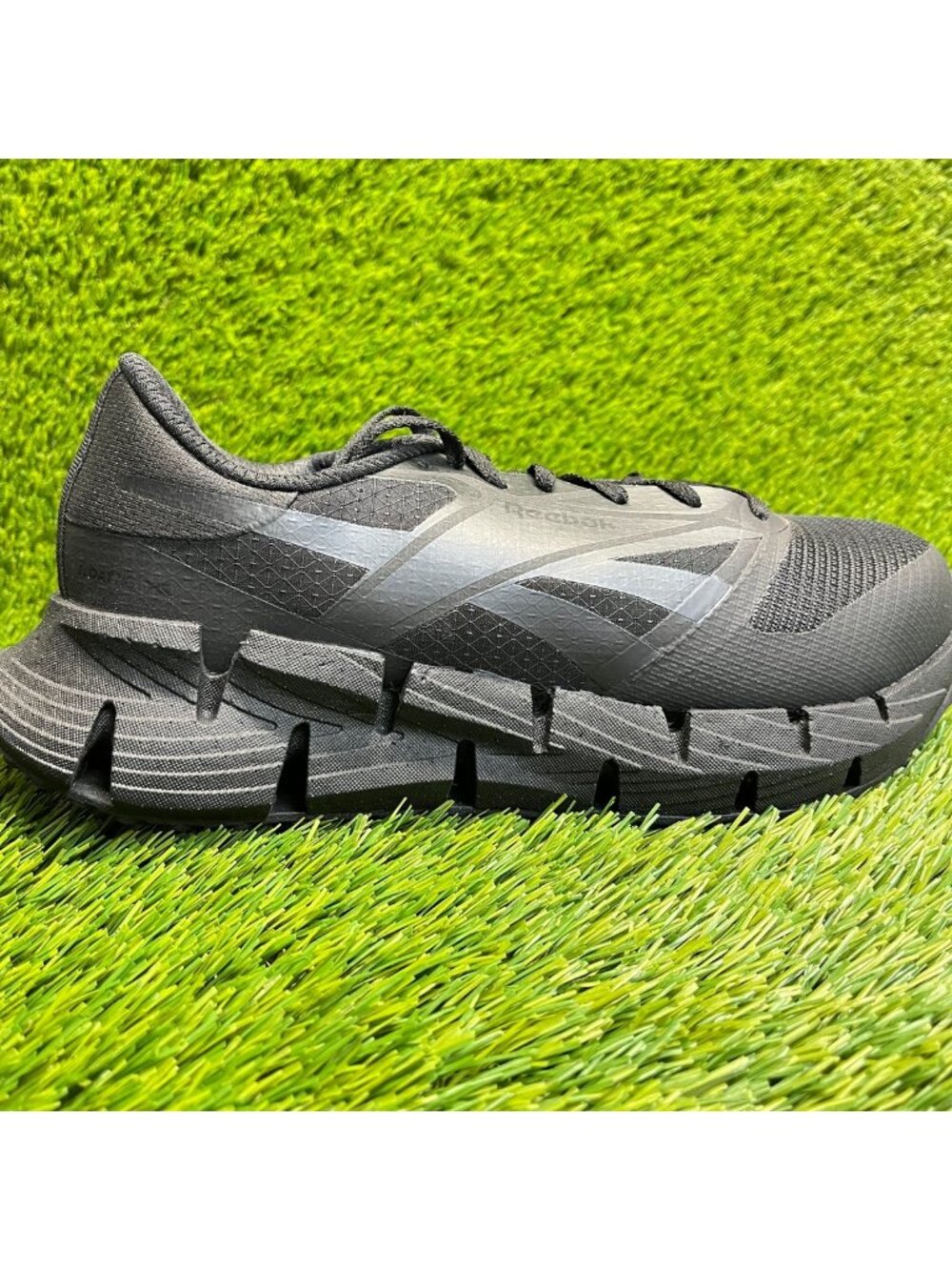 Reebok Floatzig Mens 7 Womens Size 9 Black Composite Toe Safety Work Shoes